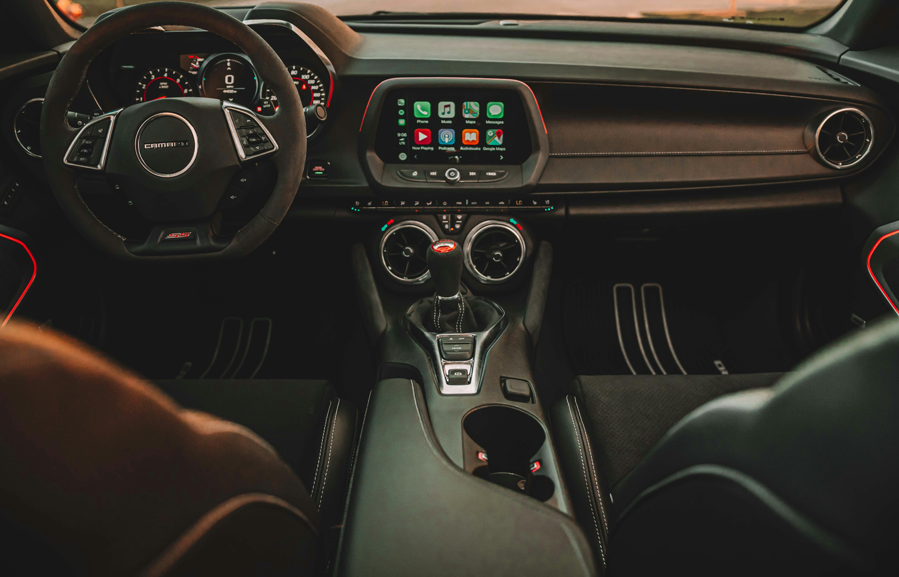 Blick in den Innenraum eines Autos